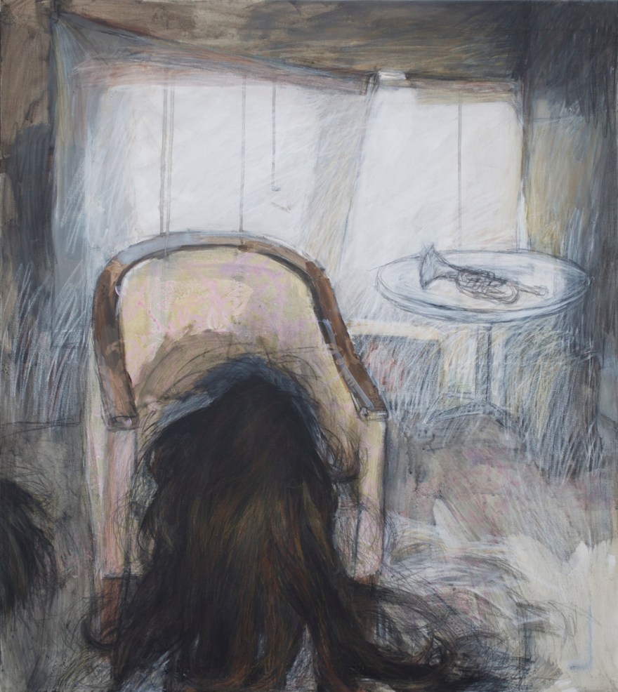 title: vildtvoksende / growing wild 80 x 90 cm pris: 8 000 dkr