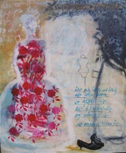 lag på lag/layer on layer 120 x 150 cm solgt